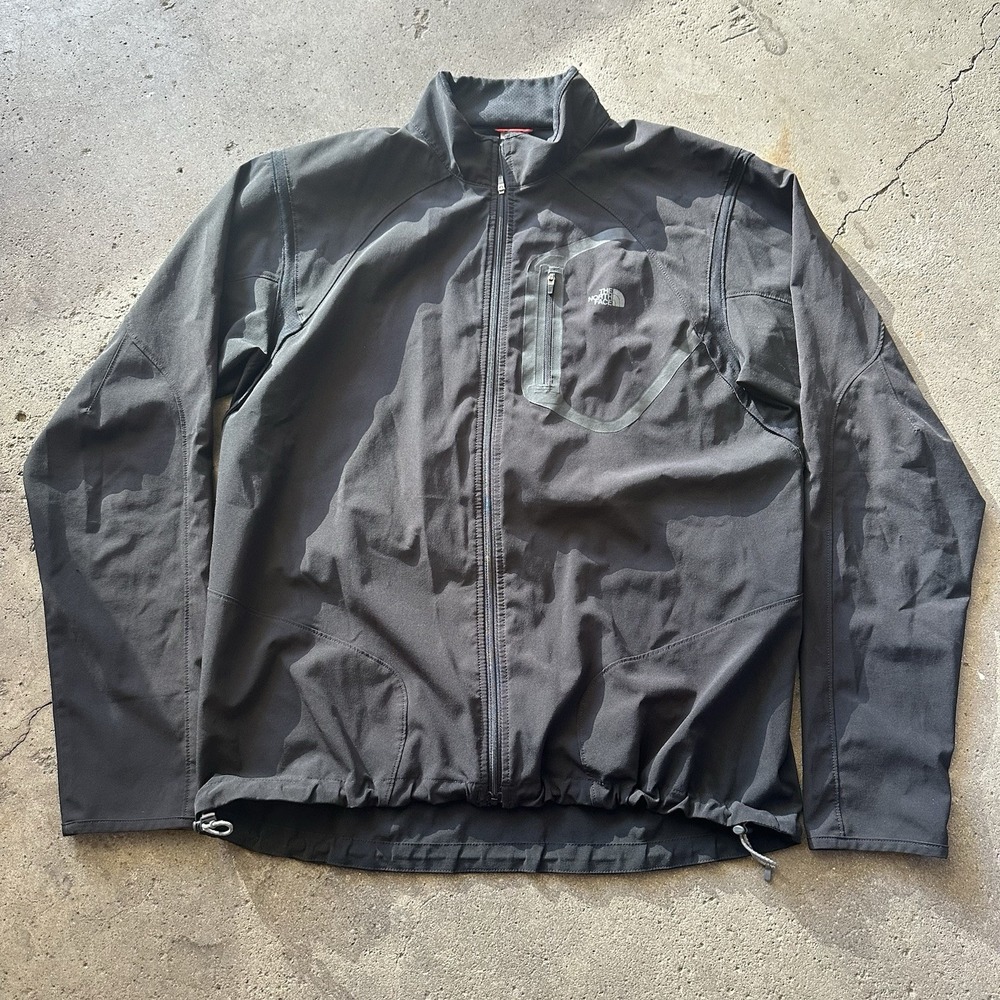 The‎ North Face Flight Series Apex Pullover Mens L Black Long Sleeve Full Zip